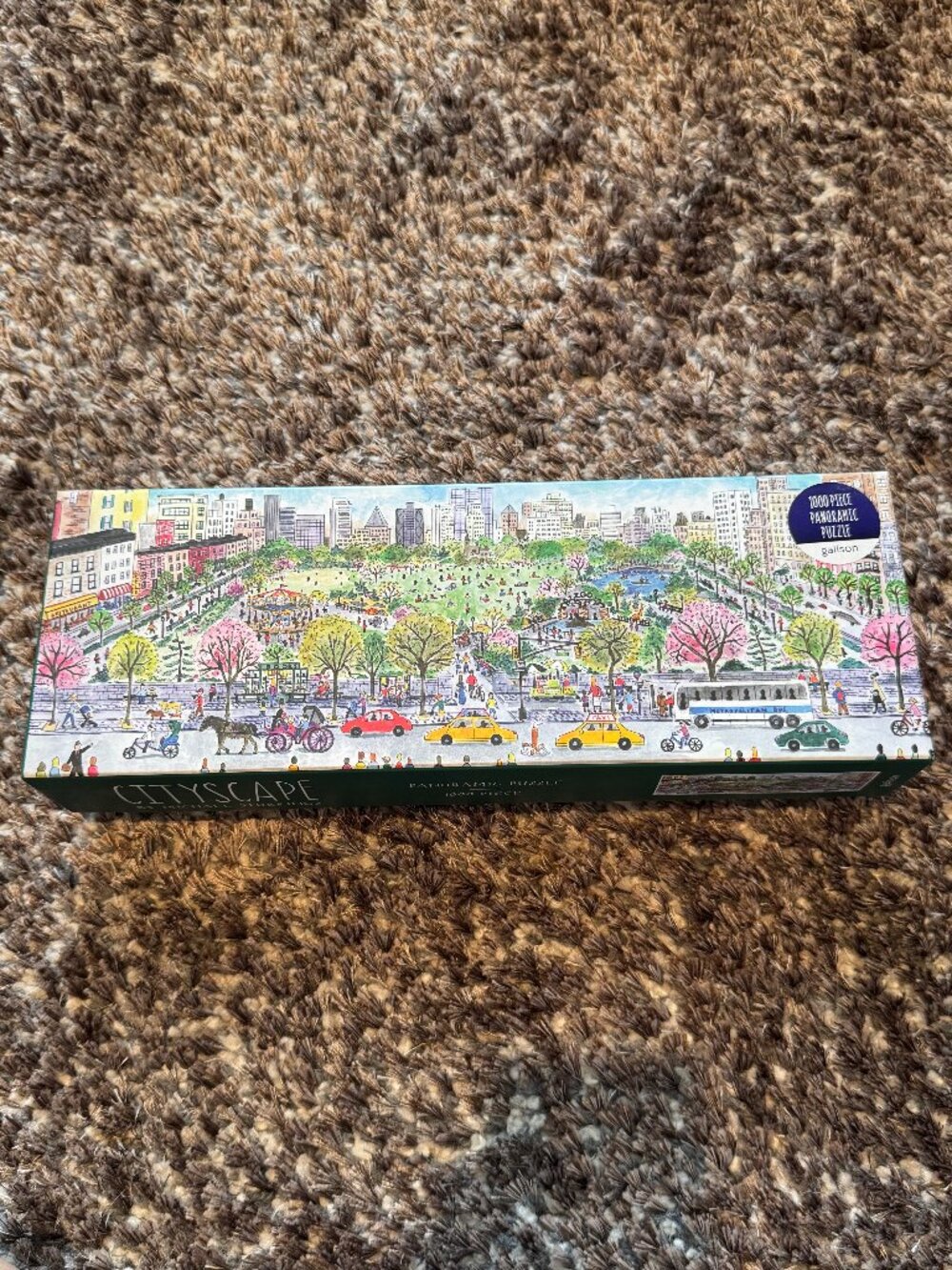 Galison Cityscape 1000 Piece Panoramic Jigsaw Puzzle